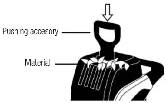 GARLAND Chipper 100 E - Usage of the machine: - 1