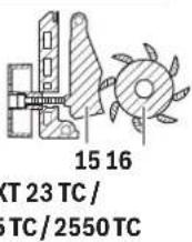 BOSCH AXT 2550 TC - 13