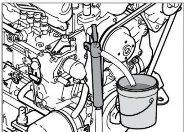 Nanni N4.40HD - Motoröl entleeren - 1