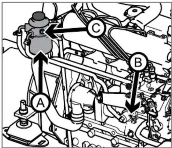 Nanni N4.40HD - Polttoainesuodattimen vaihtaminen - 1
