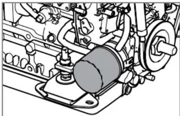 Nanni N4.40HD - Öljynsuodattimen vaihtaminen - 1