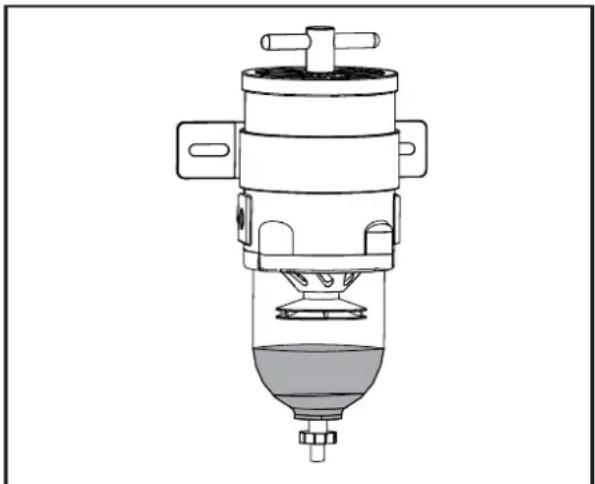 Nanni N4.40HD - Fuel prefilter - 1