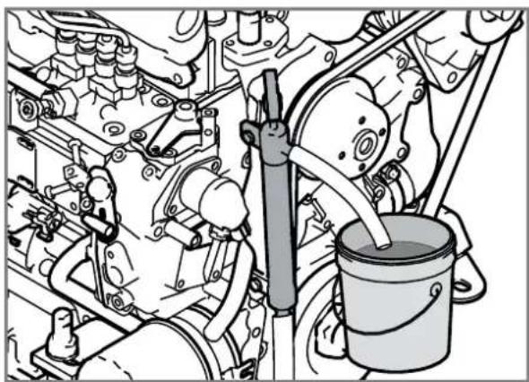 Nanni N4.40HD - Vidange de l'huile moteur - 1