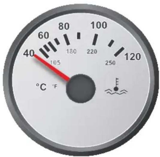 Nanni N4.40HD - Jäähdytysnesteen lammötilan ilmaisin - 2