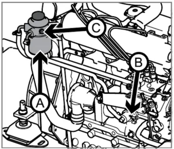 Nanni N4.40HD - Remplacement du filtre à carburant - 1