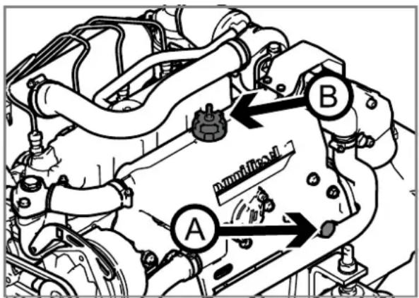 Nanni N4.40HD - Remplissage de liquide de refroidissement - 1