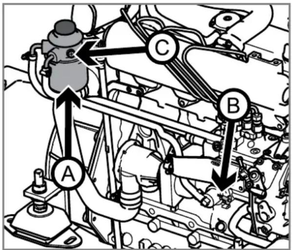 Nanni N4.40HD - Kraftstofffilter wechseln - 1