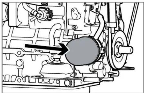 Nanni N4.40HD - Changement du filtre à huile - 1