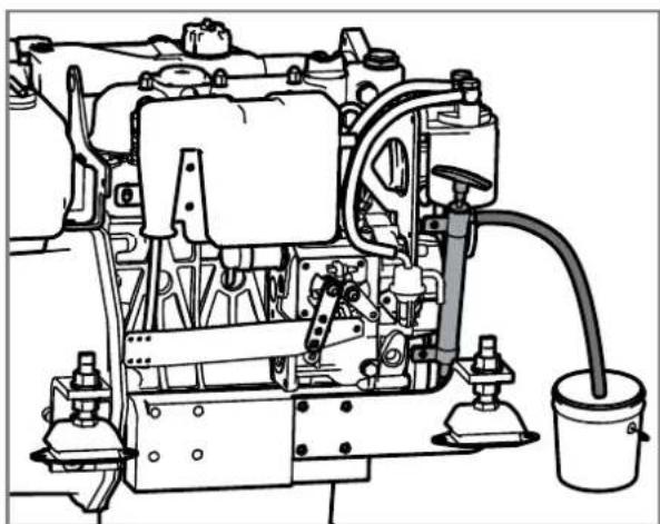 Nanni N4.38 - Draining the engine oil - 1