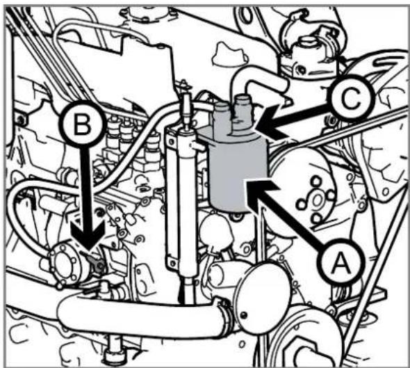 Nanni N4.40 - Remplacement du filtré à carburant - 1