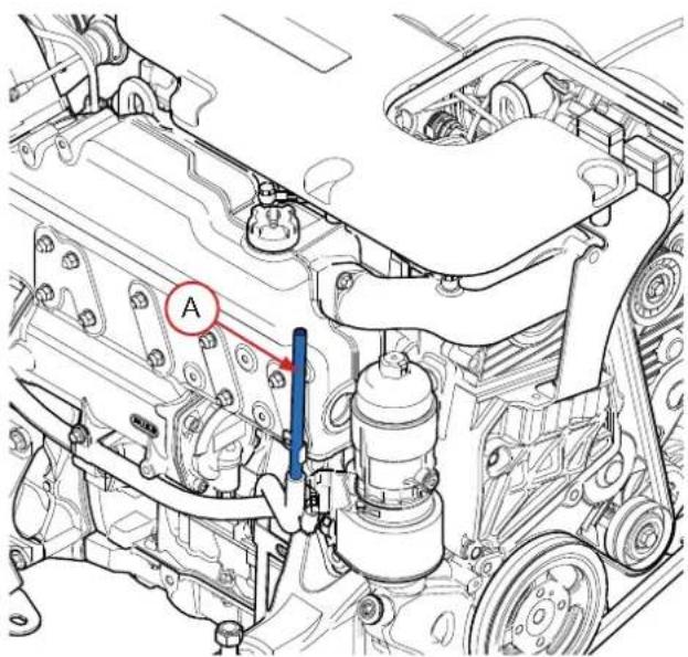 Nanni H4.170 - Draining the engine oil - 1