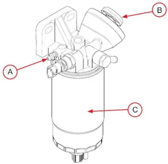 Nanni H4.170 - Purge du circuit de carburant - 1