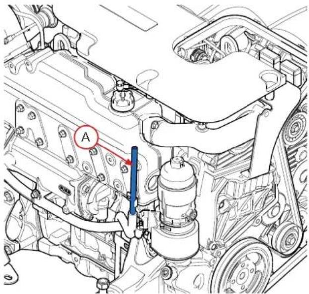 Nanni H4.150 - Draining the engine oil - 1