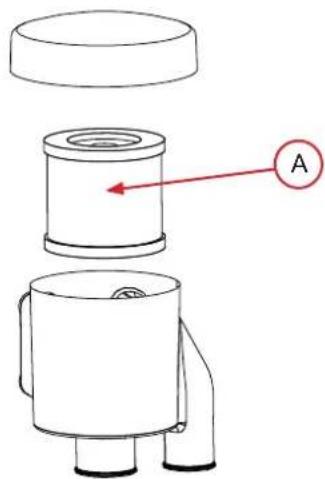 Nanni H4.150 - Nettoyage du filtre à eau de mer - 1