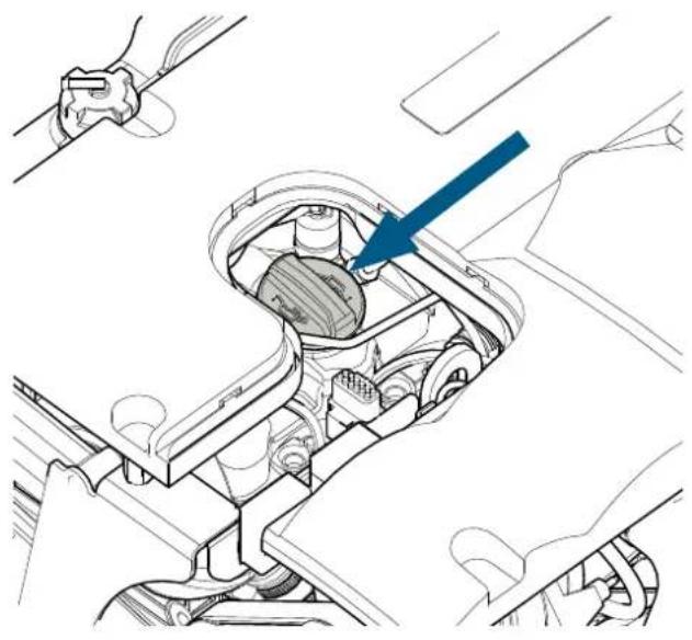 Nanni H4.115 - Checking the oil level - 1