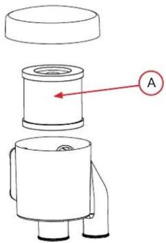 Nanni H4.115 - Nettoyage du filtre à eau de mer - 1