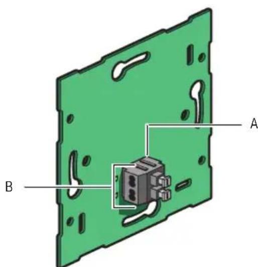 Niko 55014031 - Enkelvoudige muurprints aansluten - 1