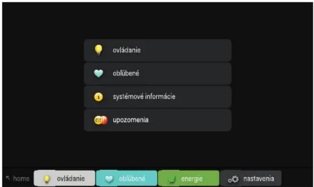 Niko 55020100 - Používanie záložky "nastavenia" - 1