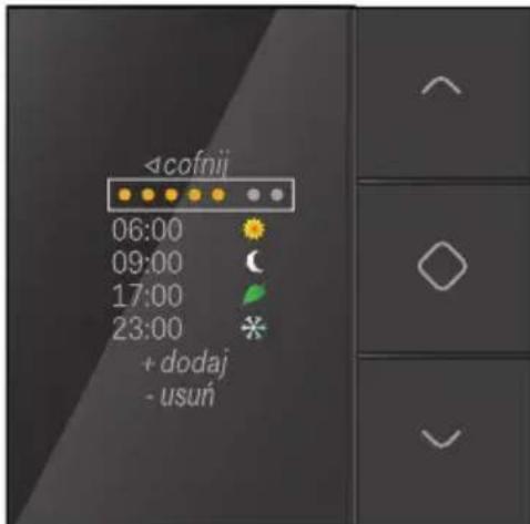 Niko 55013040 - Modyfikacja programów tygodniowych - 5
