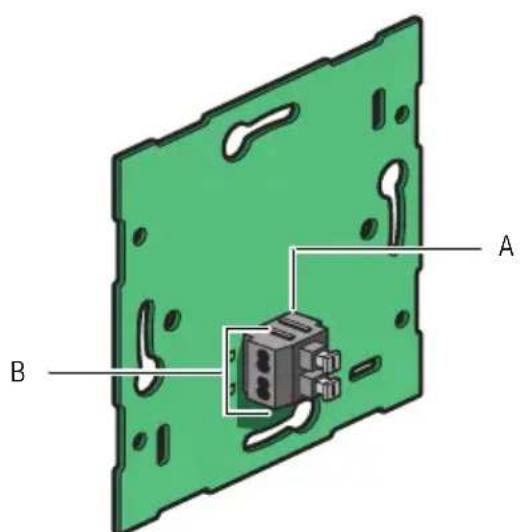 Niko 55014021 - Enkelvoudige muurprints aansluten - 1