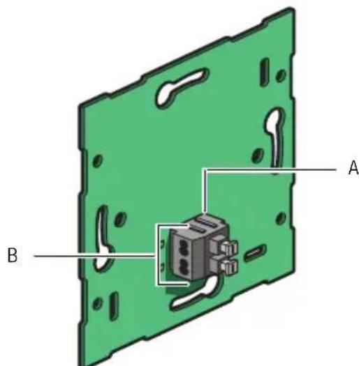 Niko 45000068 - Raccordement d'une platine murale simple - 1