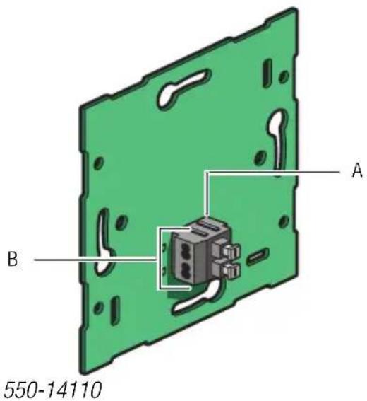 Niko 45000067 - Raccordement d'une platine murale simple - 1