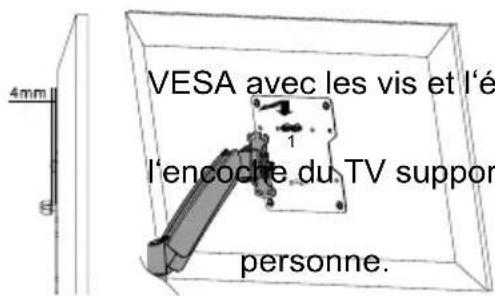 Goobay TV Easyslide Twin S - Outils pour tous les modèles - 3