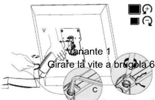 Variante 1 Girare la vite a brugola 6