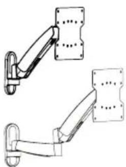 Goobay TV Easyslide Twin S - Contenu de la livraison pour les modèles 63479 et 63480 - 1