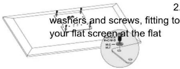Goobay TV Easyslide Twin M - Flat screens with flat back - 3