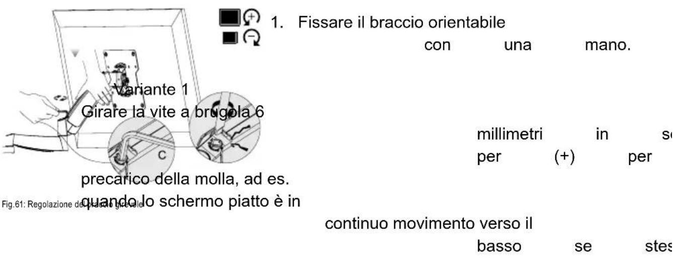 Goobay TV Easyslide Twin M - Regolazione del braccio girevole - 1