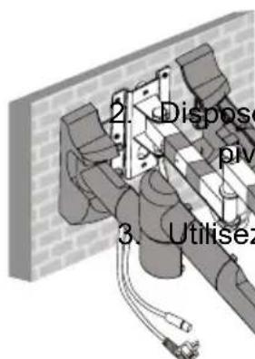 Goobay TV EasyScope Twin M - Faites passer le cable - 1
