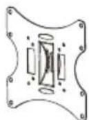 Goobay TV EasyScope Twin M - Flat screen mounting - 1
