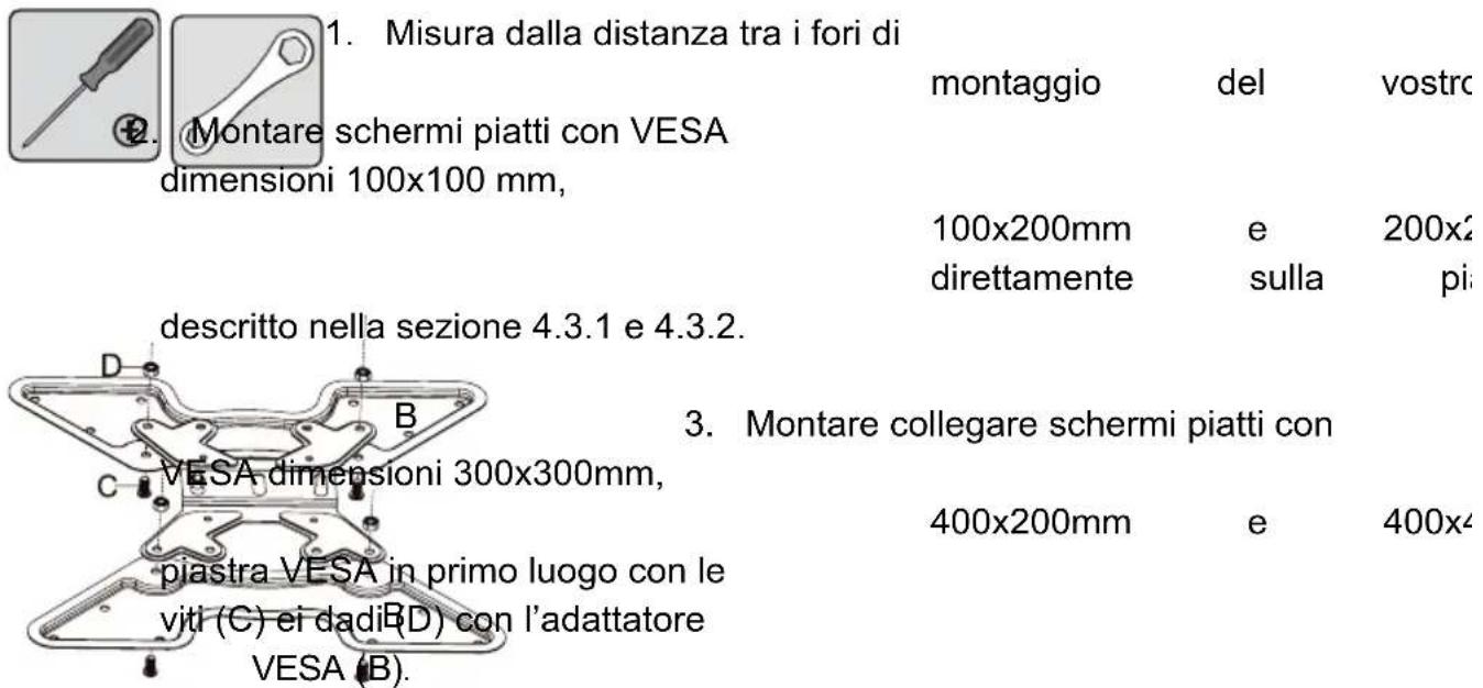 Goobay TV EasyFold ML - Installazione dello schermo piatto - 1