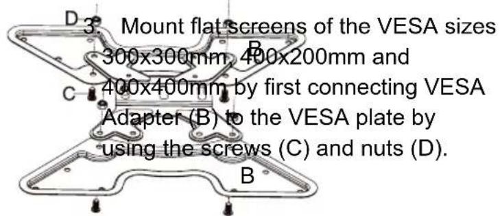 Goobay TV EasyFold ML - Risk of material damage by improper procedure - 4