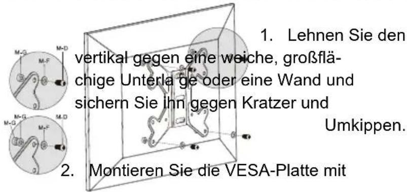Goobay TV EasyFold ML - Flachbildschirme mit gewölbter Rückseite - 1