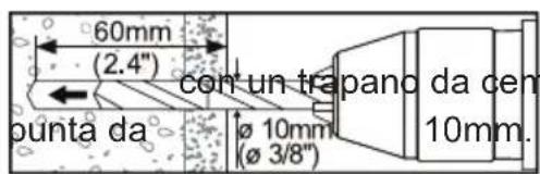 Goobay TV EasyFold XL - Prima di perforare la parete, - 1