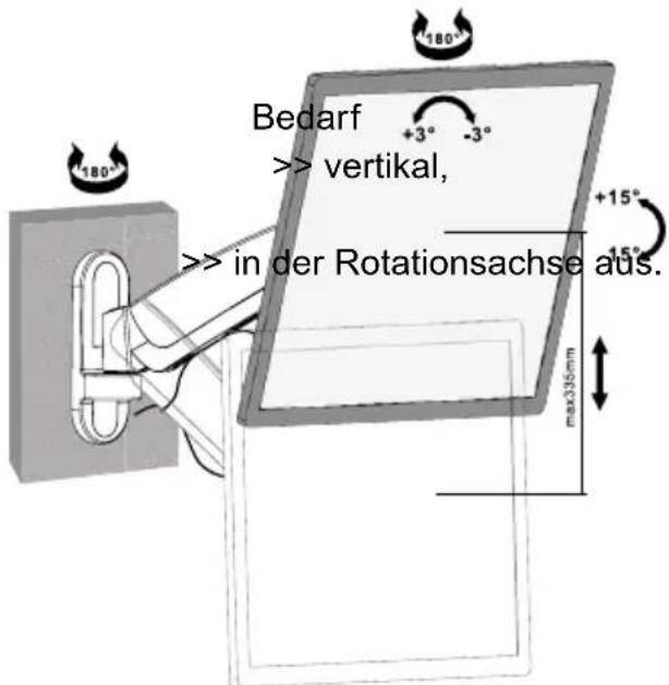Goobay TV Easyslide M - Einstellen des Flachbildschirms - 1