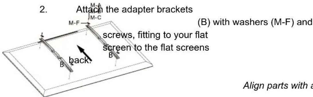 Goobay TV EasyFold Corner - Flat screens with flat back - 3