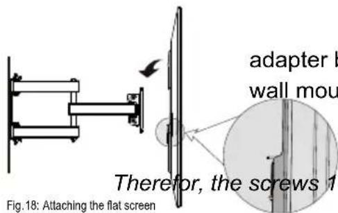 Goobay TV EasyFold Corner - Risk of material damage by inappropriate ambient conditions - 3