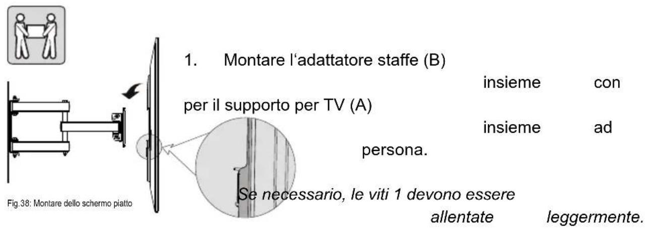 Goobay TV EasyFold Corner - Montare e assicurare dello schermo piatto - 2