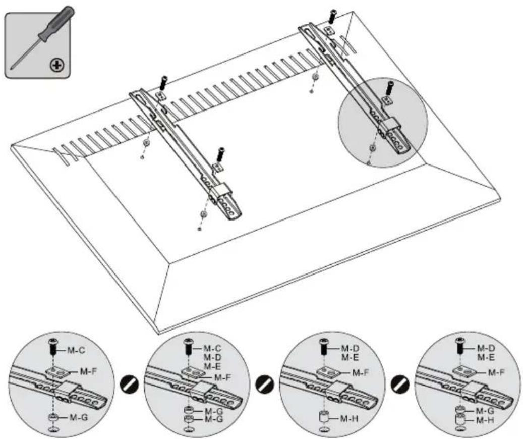 Goobay TV EasyFix XL - Flachbildschirme mit gewölbter Rückseite - 1