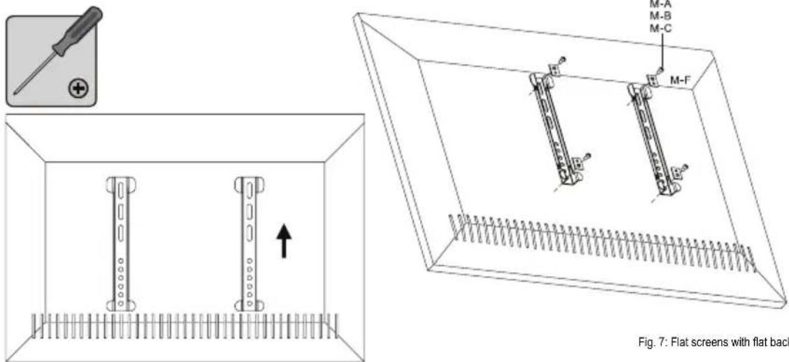 Goobay TV EasyFix UltraSlim XL - Flat screens with flat back - 1