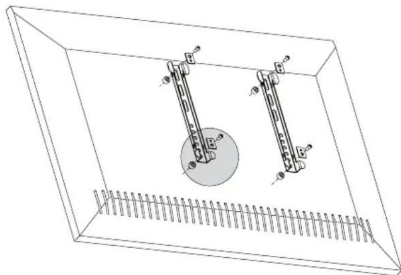 Goobay TV EasyFix UltraSlim XL - Flachbildschirme mit gewölbter Rückseite - 2