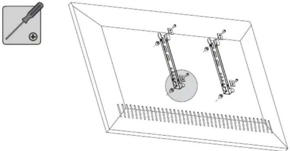Goobay TV EasyFix UltraSlim XL - Flat screens with arched back - 1