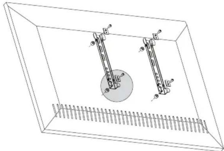 Goobay TV EasyFix SuperSlim - Flat screens with arched back - 2