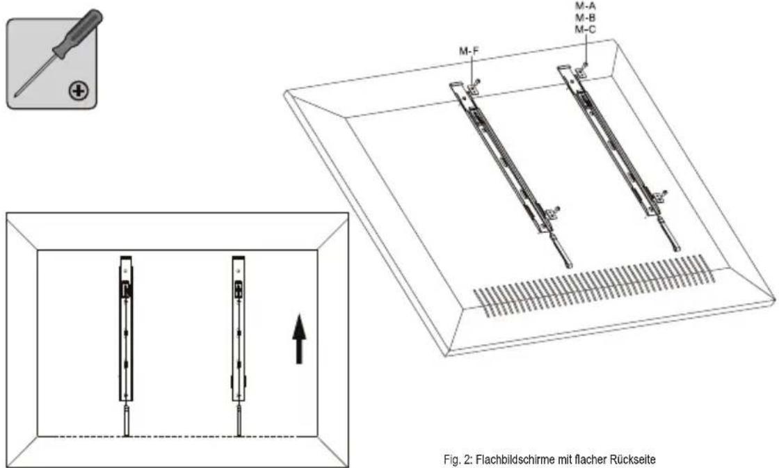 Goobay TV EasyFix Invisible L - Flachbildschirme mit flacher Rückseite - 1