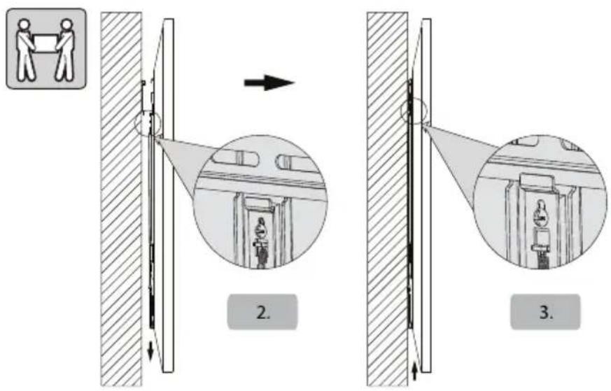 Goobay TV EasyFix Invisible L - Einhängen des Flachbildschirms - 1