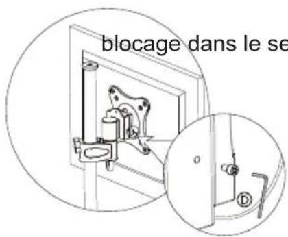 Goobay ScreenScope - Raccrocher, fixer et verrouiller de l'écran plat - 2