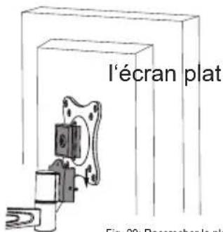 Goobay ScreenScope - Raccrocher, fixer et verrouiller de l'écran plat - 1